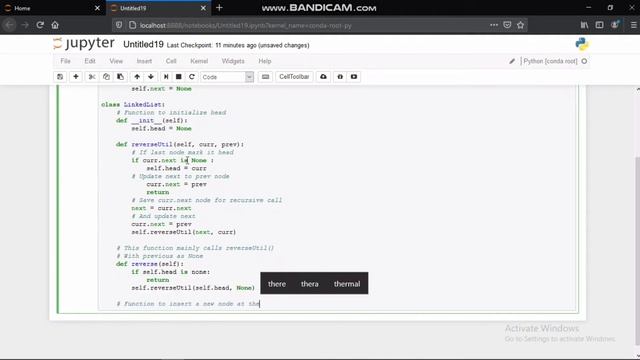 (Learn) Reverse a Linked List di PYTHON смотреть онлайн
