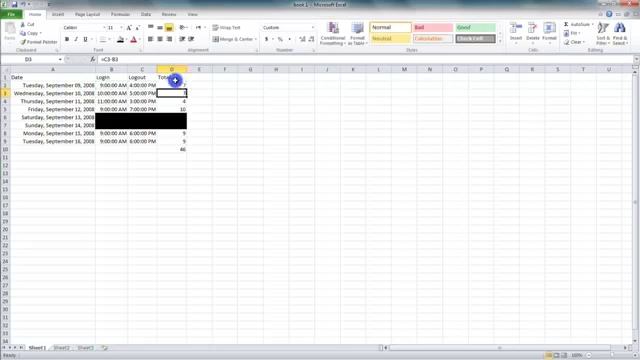 8 7 Creating a Time Sheet to Track Hours MS Excel Urdu MS Office 2010 Tutorials смотреть онлайн