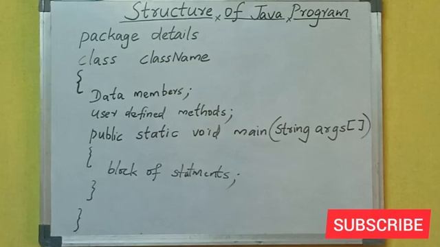 JAVA TUTORIAL |PART-8| STRUCTURE OF JAVA PROGRAM| смотреть онлайн