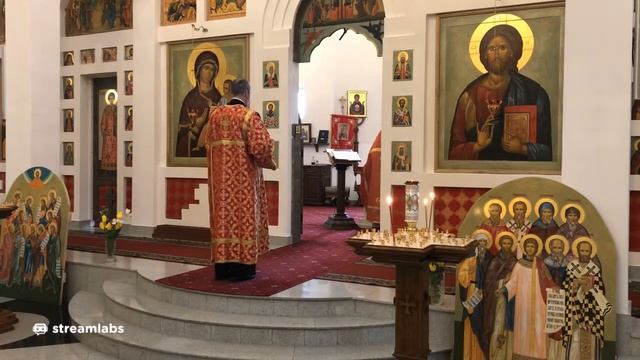 Божественная Литургия!Память Апостола и евангелиста Иоанна Богослова. смотреть онлайн