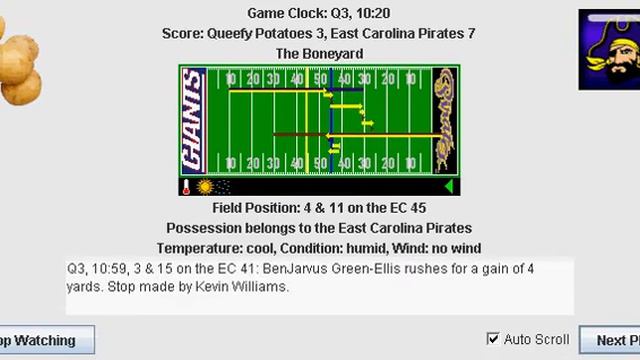 Week 14: Queefy Potatoes (7-6) @ East Carolina Pirates (7-6) смотреть онлайн