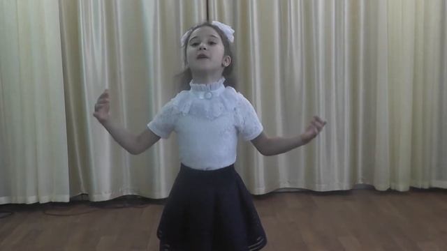 Батракова Дарья 7 лет стихотворение Е семилетовой Осень смотреть онлайн