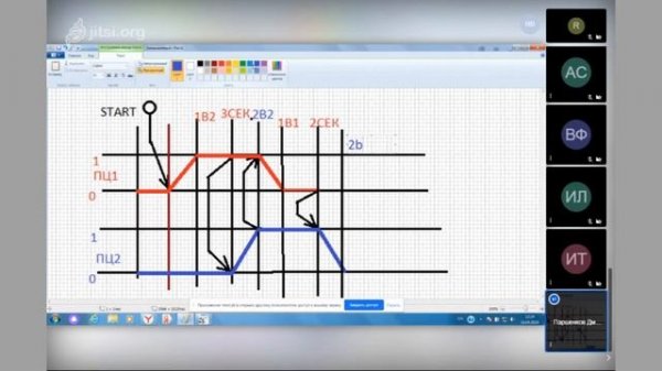 Составление пневматической и электронной схемы в программе  Fluidsim.mp4