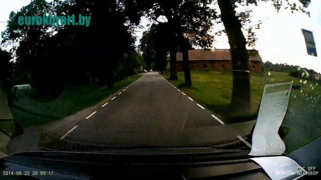 Трасса 16 Дабровка Dabrowka, Польша - дороги Польши eurokurort.by смотреть онлайн