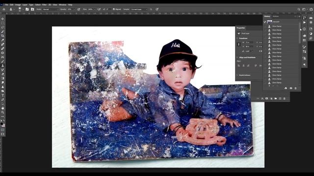Photo Restoration Work | photoshop cc2020 смотреть онлайн