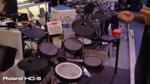 Yamaha DTX400K, DTX522, Roland TD-4KP, HD-3 and TD-11K Drum kit demo's