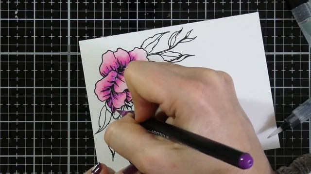 The Rabbit Hole Designs - Sassy Anti Valentine & Pretty in Peony | Arteza Real Brush Markers смотреть онлайн