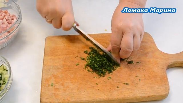 Самый вкусный салат без горошка и кукурузы. Салат "МАРТА" смотреть онлайн
