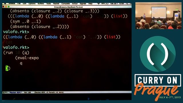 Dan Friedman & Jason Hemann - How to be a good host: miniKanren as a case study - Curry On смотреть онлайн