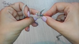 ИЗНАНОЧНАЯ СКРЕЩЕННАЯ (БАБУШКИНА) ПЕТЛЯ ► Уроки вязания ► Cпицами