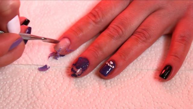 Снятие гель лака в домашних условиях :) смотреть онлайн