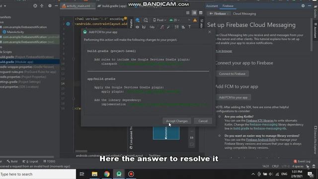 Simple Notification by using Firebase смотреть онлайн