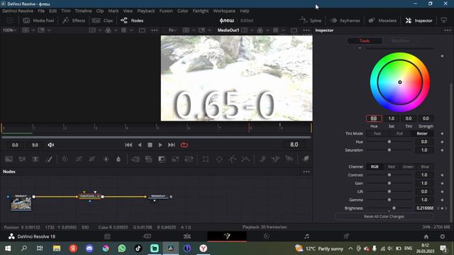 Туториал на Flash(Вспышки) эффект|DaVinci Resolve смотреть онлайн