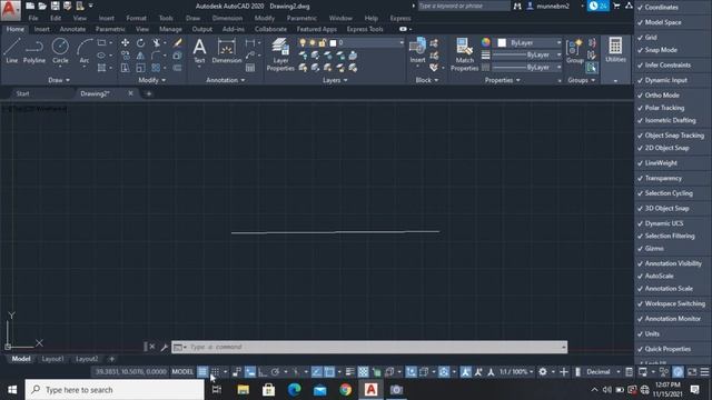 05 How to draw straight line in AutoCAD?Ortho Mode ON/OFF&line Command &Properties AutoCAD #Tutoria смотреть онлайн