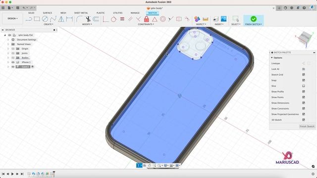 Fusion 360 | Moldeling a 3D iPhone Case | Quick and Simple смотреть онлайн