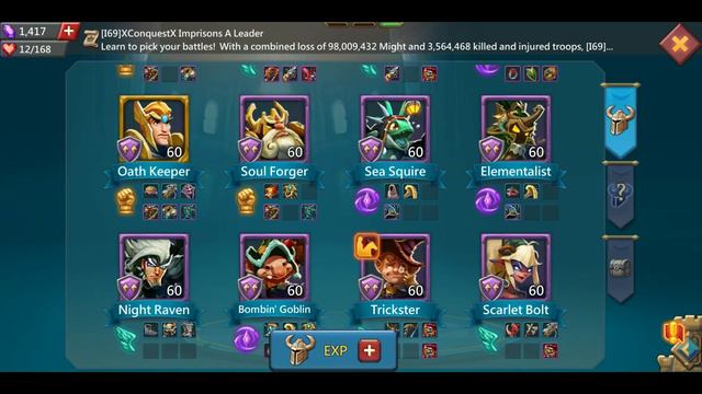 Lords Mobile - Hunting Grim Reaper Level 2 Monster | Without P2P Heroes | Hunt Strategy смотреть онлайн