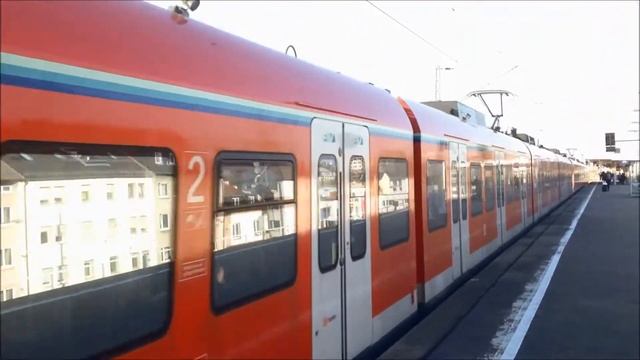 S-Bahn-Verkehr in Frankfurt-West смотреть онлайн