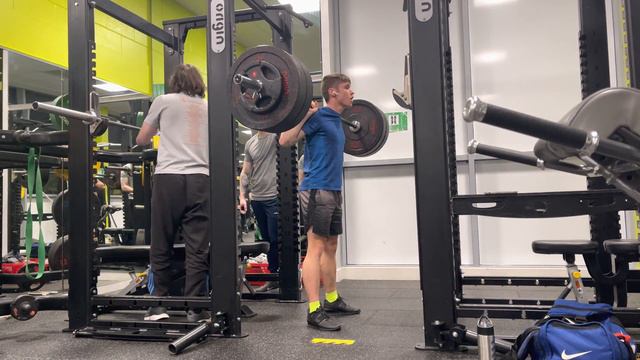 130kg ATG Squat at 58.7kg BW Jesus spot close call смотреть онлайн