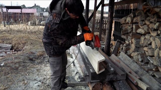 Состаривание древесины. Дёшево и просто. смотреть онлайн