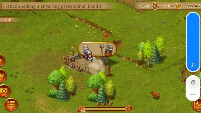 Townsmen menyerang serang benteng bandit. смотреть онлайн