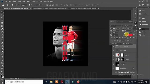 Pro Football Player Banner Design Adobe Photoshop Tutorial Grafixland 2022 смотреть онлайн