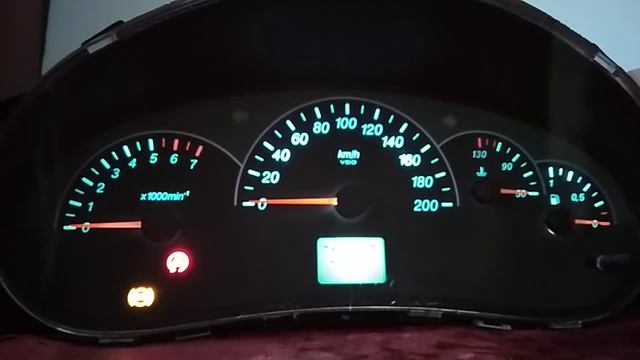 Тест щитка приборов VDO ВАЗ 2170 от 12.12.19г. смотреть онлайн