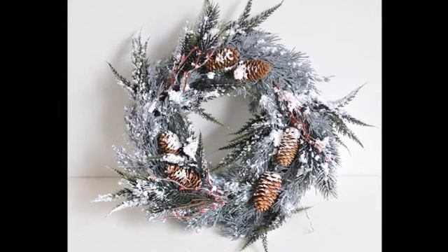 рождественский венок своими руками . идеи Christmas handmade toys смотреть онлайн