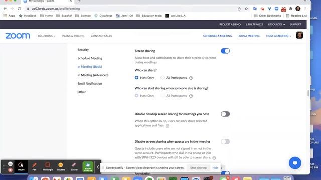 Enable Screen Sharing on Zoom (Mac) смотреть онлайн