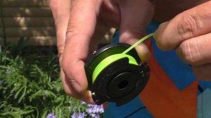 Как намотать леску на триммер для травы BOSCH ART 23 SL