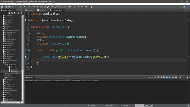 JavaFX DatePicker ? смотреть онлайн