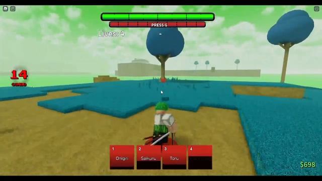 Pre-Timeskip Zoro Makes Combos Look EASY in Roblox Anime Battle Arena смотреть онлайн