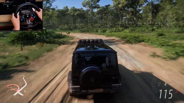 897Hp Mercedes G65 AMG 2013 - Forza Horizon 5 - Steering Wheel Gameplay смотреть онлайн