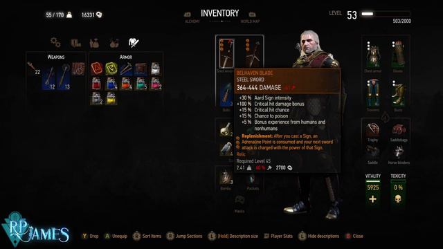 The Witcher 3 The Immortal Caster Witcher Build | Signs Build смотреть онлайн