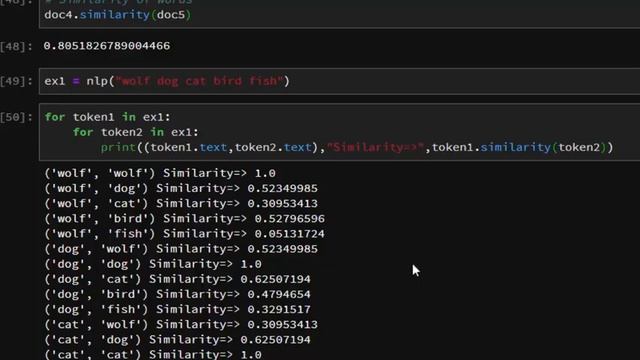 SpaCy Python Tutorial - Similarity смотреть онлайн