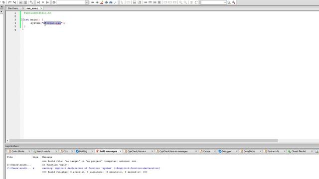 C Programming Tutorial - How to run .exe or executable files смотреть онлайн