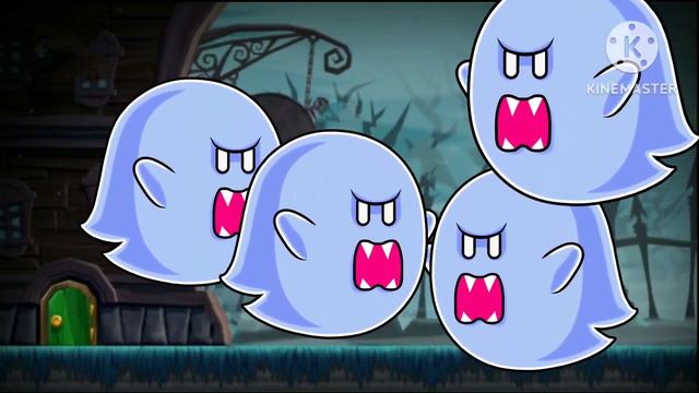 Страшная музыка–Super Mario Maker-тема-New Super Mario Bros.U-Дом с призраками. смотреть онлайн