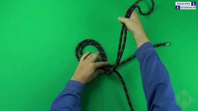 Канатные узлы, используемые при работе на высоте. Узел «Восьмерка с двойной петлей» смотреть онлайн