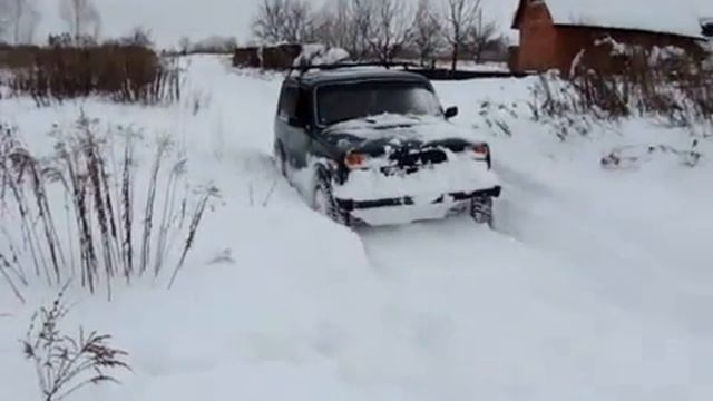 Lada 2121 Снег snow НИВА с винтовыми блокировками смотреть онлайн