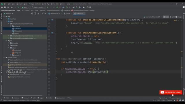 How to Make Compose AdMob Ads in Jetpack Compose | Android | Kotlin | Make it Easy смотреть онлайн