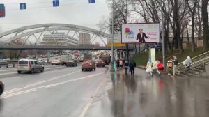 Прогулка до станции МЦК Верхние Котлы по Варшавскому шоссе от стадиона Труд, г. Москва, 09.11.2022