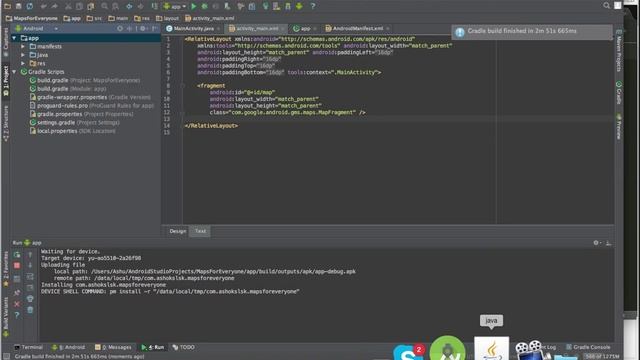 Integrating Google Maps API v2 with Android Part-1 смотреть онлайн