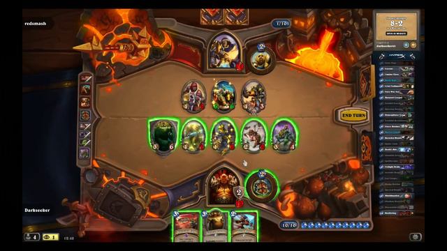12 Win Deathwing Warrior Arena PART 3 - Games 10-14: Obsidian and Belcher vs Murloc Tinyfin? :-) смотреть онлайн
