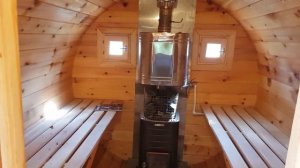 Баня-бочка. 4 года эксплуатации. Доработки