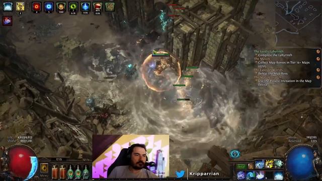 My Hardest T16 (max level) map in 3.21 [Ruthless SSF] Kripp Poe Crucible смотреть онлайн