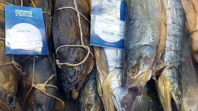 Прогулки по Москве. Рыбная неделя в Москве. Площадка на Манежной и Площади Революции. Много рыбы! смотреть онлайн