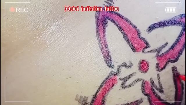 BEAUTIFUL RED FLOWER TATTOO SKETCH | Imitation Tattoo | Minimalis Tattoo | Personal Tattoo | + 104