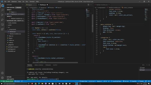 React Side Navbar Fully Responsive Step By Step (Dashboard Style) Using React Router | Sass смотреть онлайн