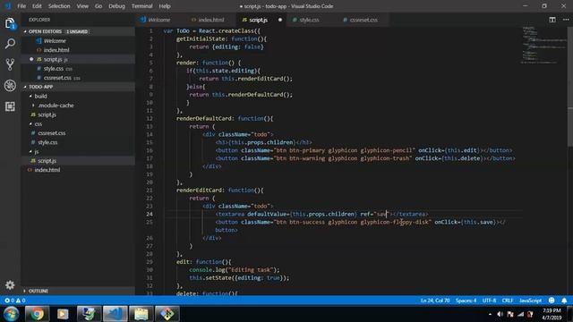 Building a Task Manager Application with React from scratch смотреть онлайн