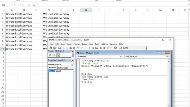 How to Copy and Paste in Excel VBA। Copy and Paste करने के 3 सबसे आसान तरीके। #Excel, #VBA,#Macros, смотреть онлайн