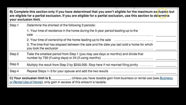 Selling Your Home Tax & Exclusion Requirements 2018 2019